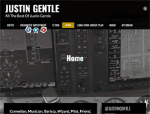 Tablet Screenshot of justingentle.com